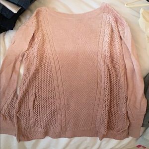 pink sweater